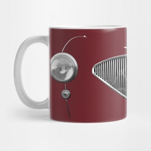 Austin Healey 100 1950s classic British sports car minimalist grille Mug